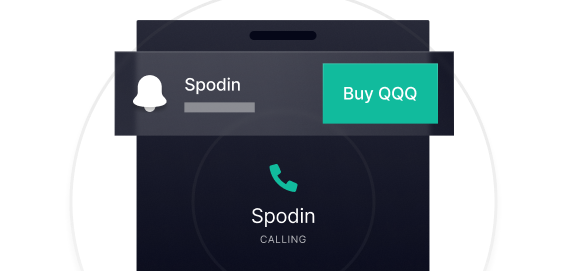 Spodin is a closed-system price alert service that sends personalized alerts via call or text message.